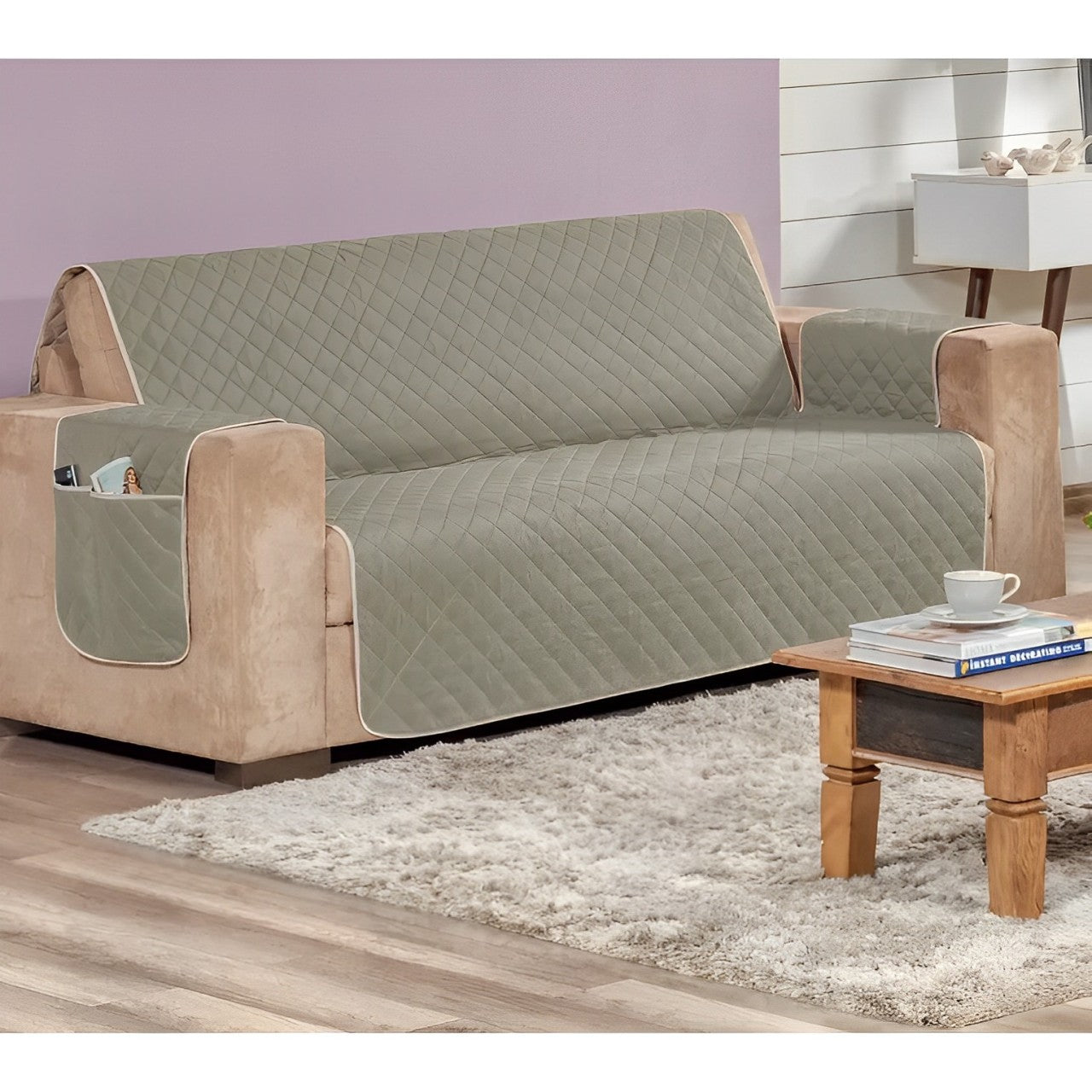 Capa Protetor de Sofá Dupla Face Impermeável