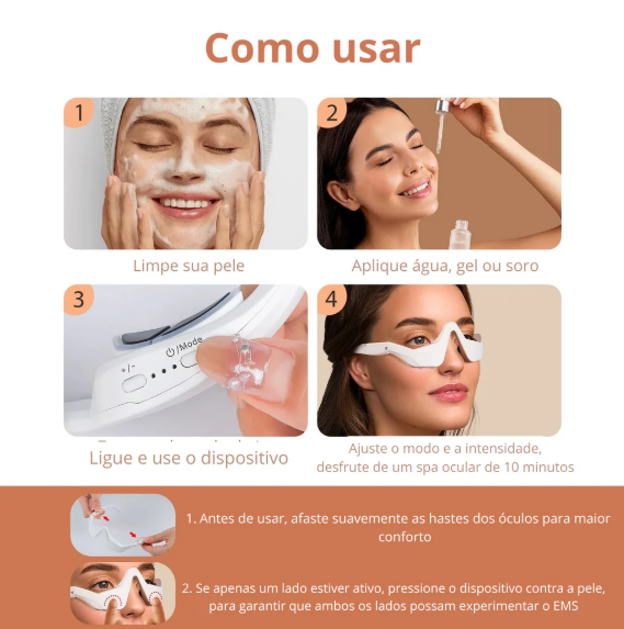 Revitalizador de olhos LuminaGlow