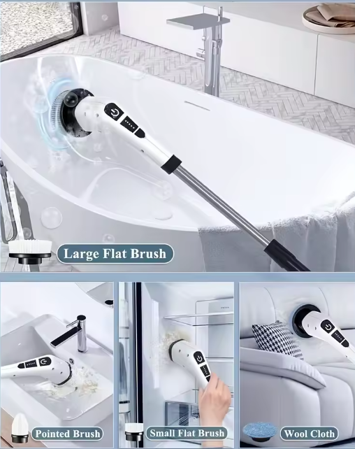 MegaClean Esfregão Elétrico 9 em 1