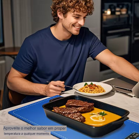 ThermoFlex Pro - Placa de aquecimento dobrável com controle de temperatura