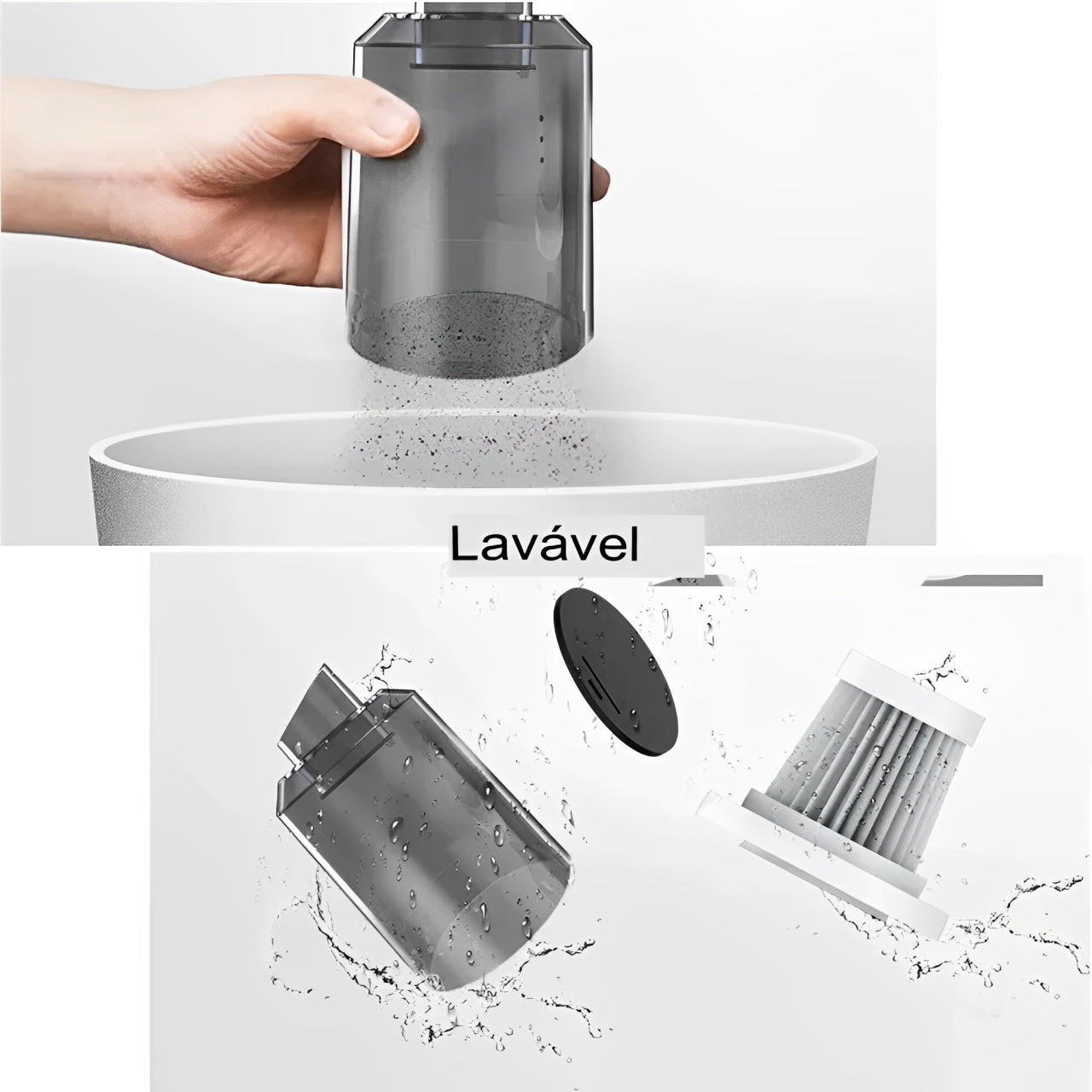 Powerclean Mini Vacuum - Aspirador de Pó + Frete Grátis