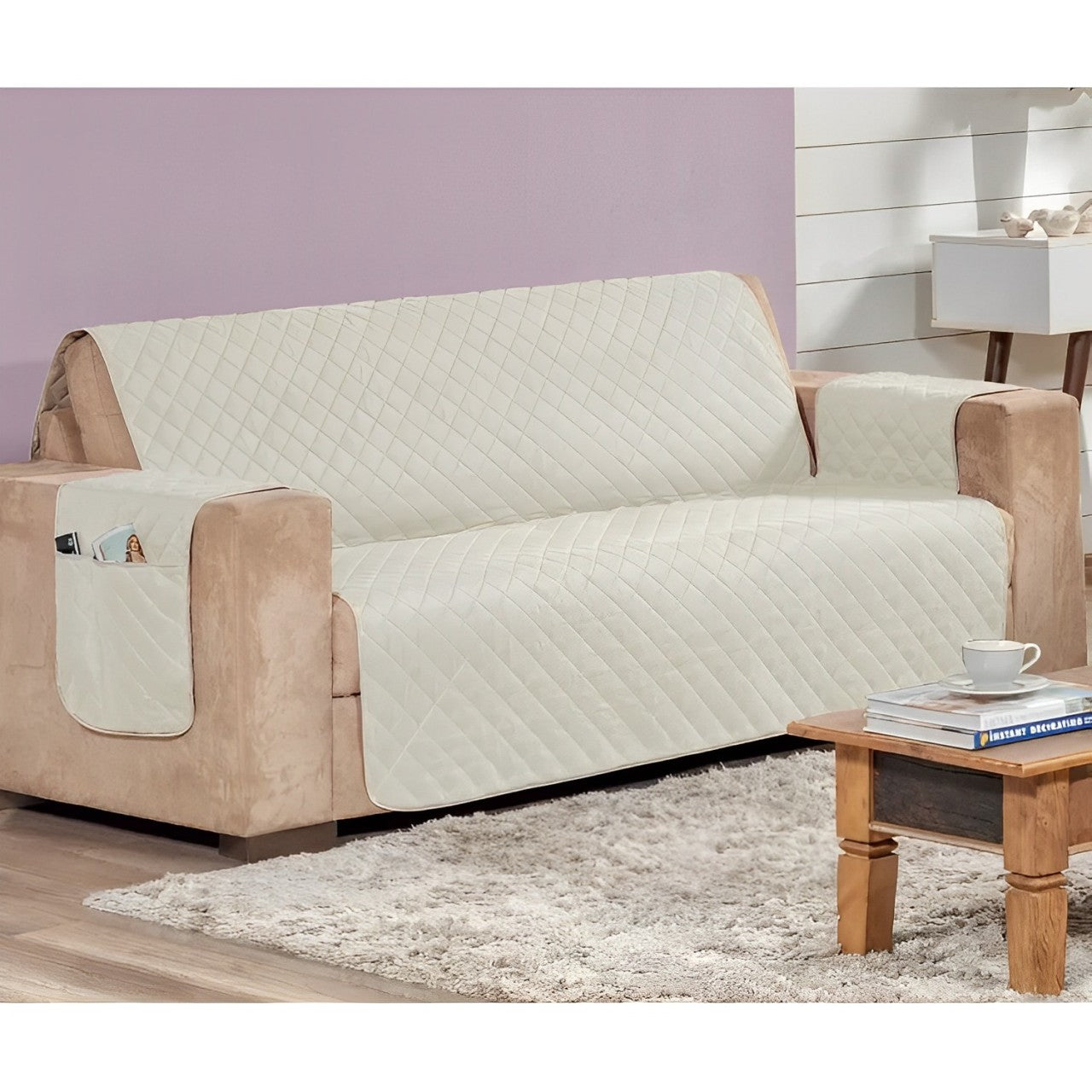Capa Protetor de Sofá Dupla Face Impermeável
