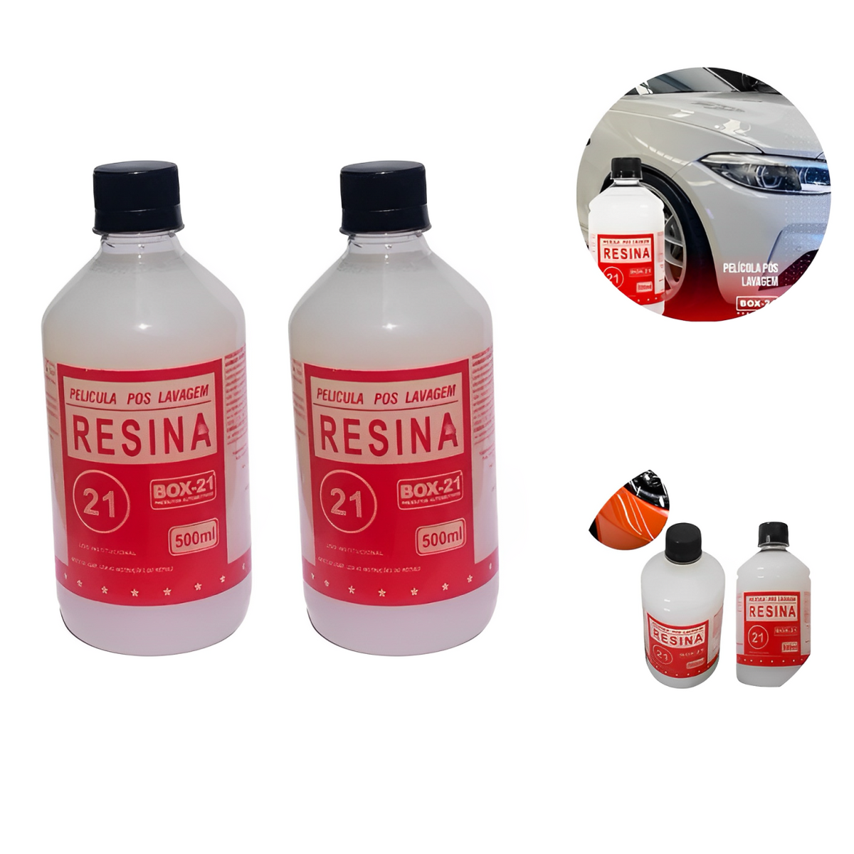 Kit 2 Resina Revitalizadora Para Seu Carro + Frete Gratis