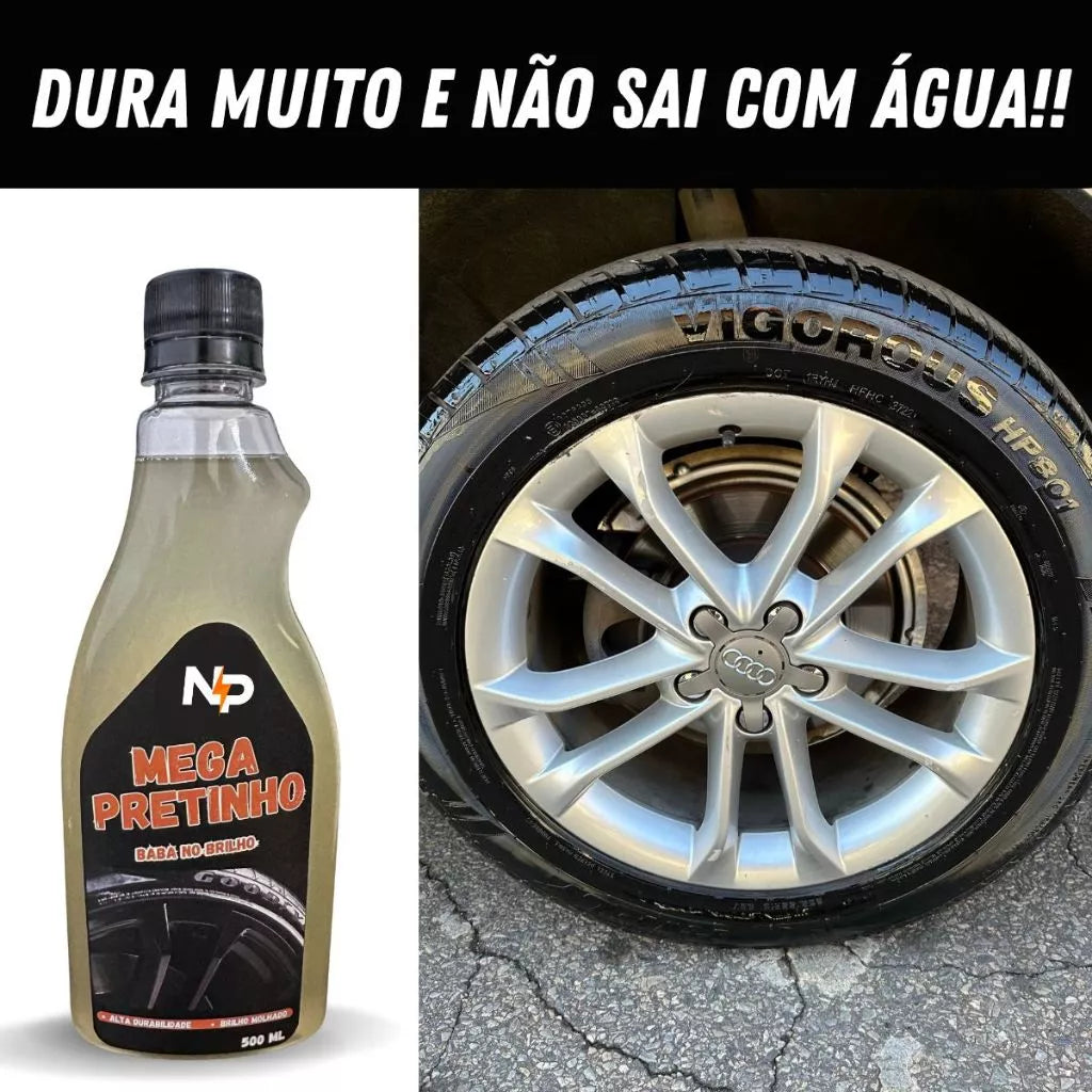 Brilho Nos Pneus - Mega Pretinho De Alta Qualidade