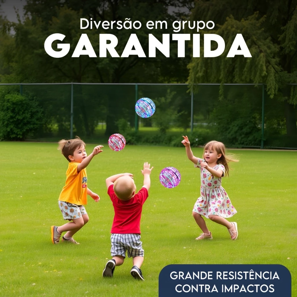 Bola Voadora Spinner Com Luz de LED