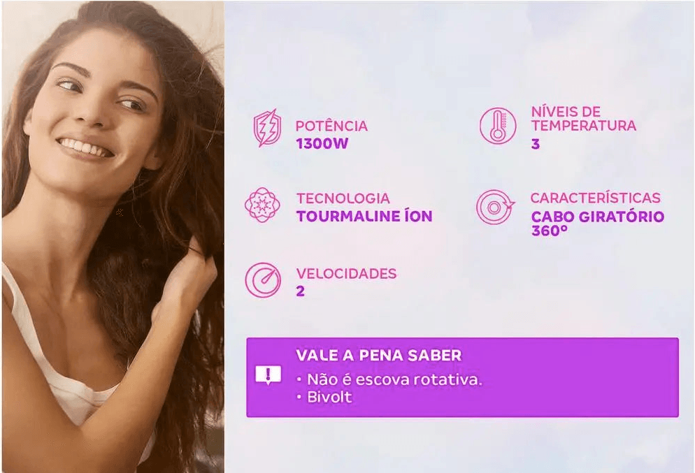 Escova Secadora Britânia