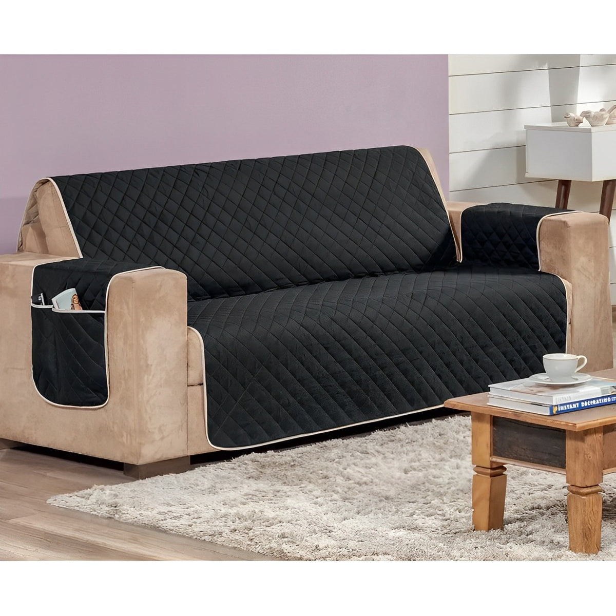 Capa Protetor de Sofá Dupla Face Impermeável