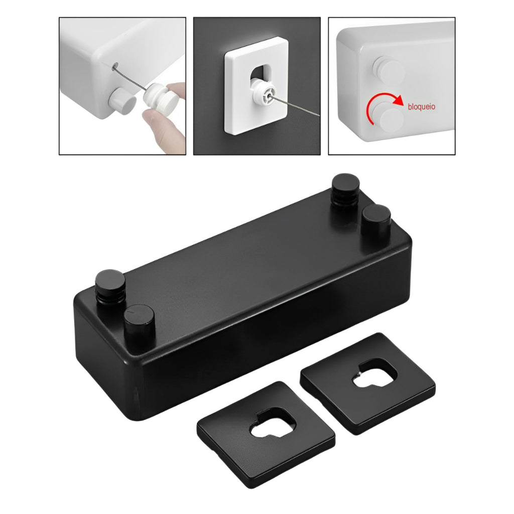 FlexWall Inox - Varal Para Roupas