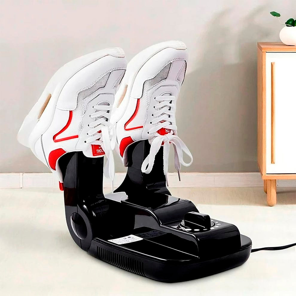 Secador de Sapato PéQuente Bivolt + Meias Antiderrapantes e Absorventes de Algodão para Homens e Mulheres.
