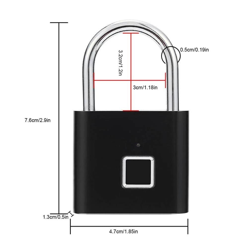 Digital Lock -  Cadeado De Impressão Digital Inteligente