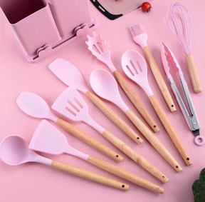 Kit Utensílios de Cozinha Luxo (COM 19 PEÇAS)