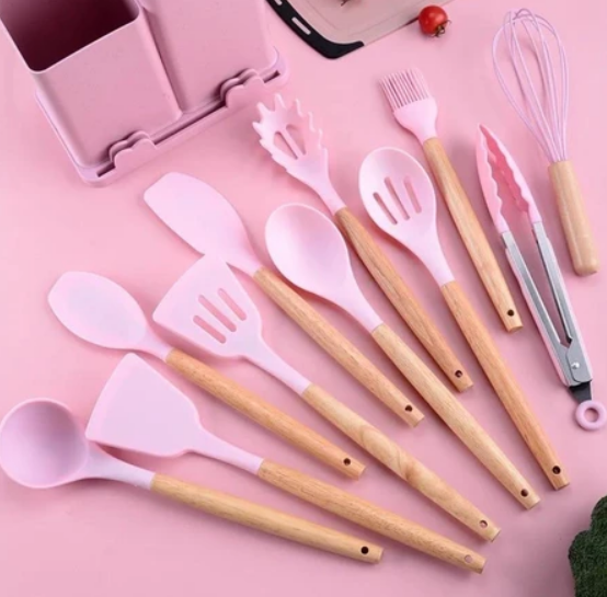Kit Utensílios de Cozinha Luxo (COM 19 PEÇAS)