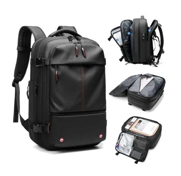 Mochila de Viagem com Cadeado e Compressão a Vácuo Essence Trip