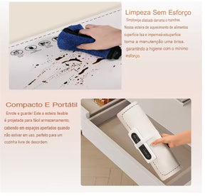 ThermoFlex Pro - Placa de aquecimento dobrável com controle de temperatura