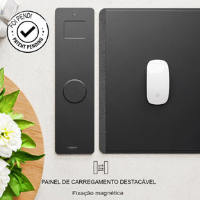 Base de Mesa ALTI com Carregador Sem Fio