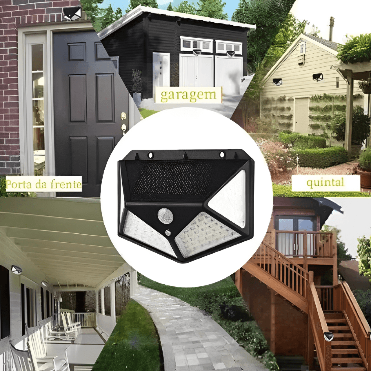 Kit Refletor Solar Led Inteligente