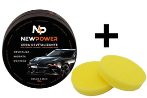 Kit com 3 Ceras Revitalizadora de Plásticos NewPower Renova Parachoque