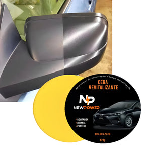 Kit com 3 Ceras Revitalizadora de Plásticos NewPower Renova Parachoque